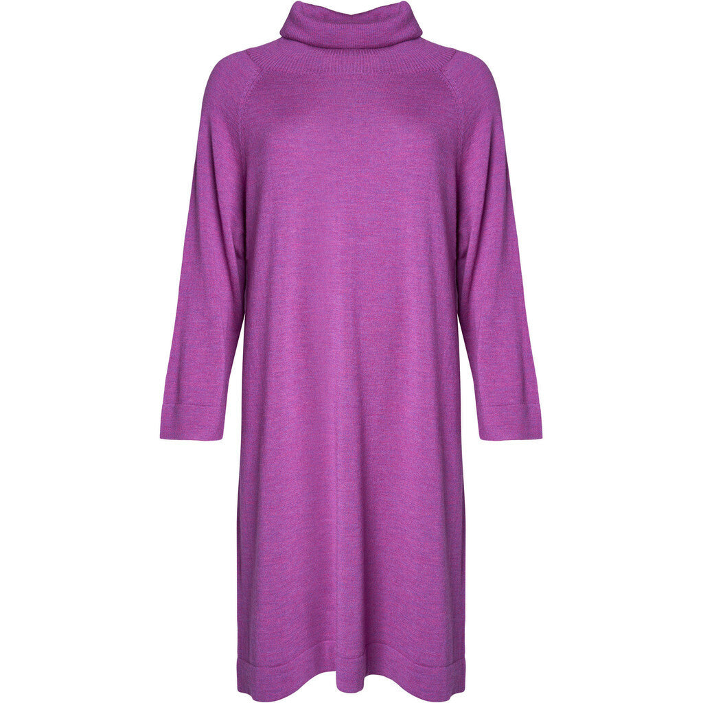 Lind Charlotte Knit Dress 205448 Hotensia purple melange