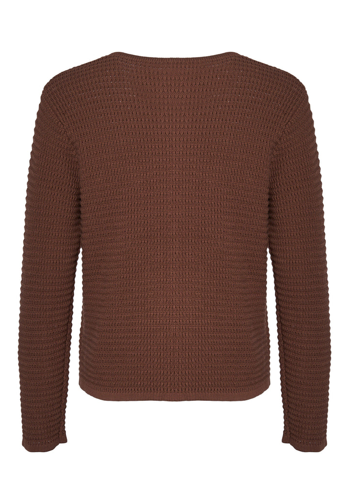 Lind LiAmalie Knit Cardigan 1500 BROWN