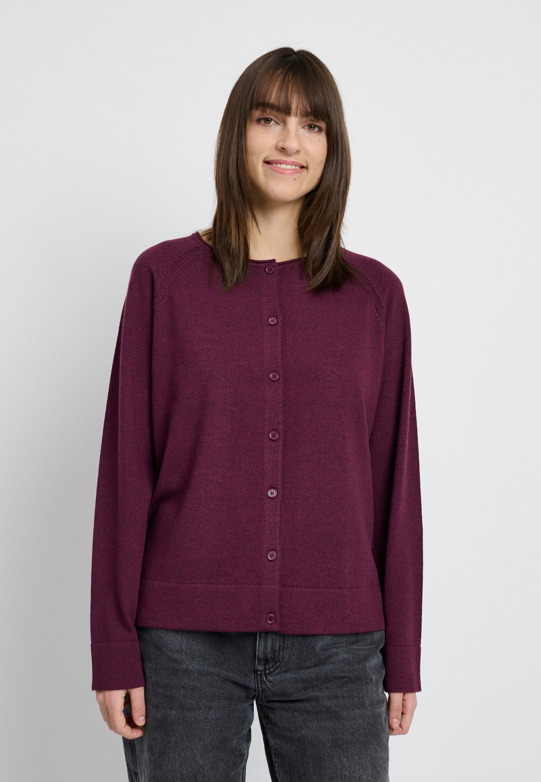 Lind LiKarina Knit Cardigan 2660 granat red melange