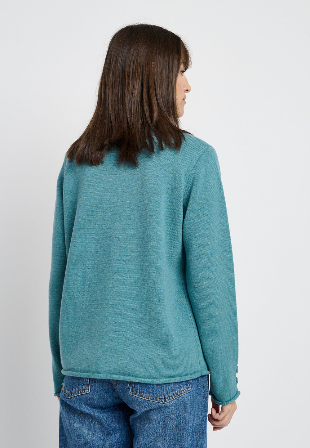 Lind LiKathlyn Knit Pullover 3111 dusty aqua