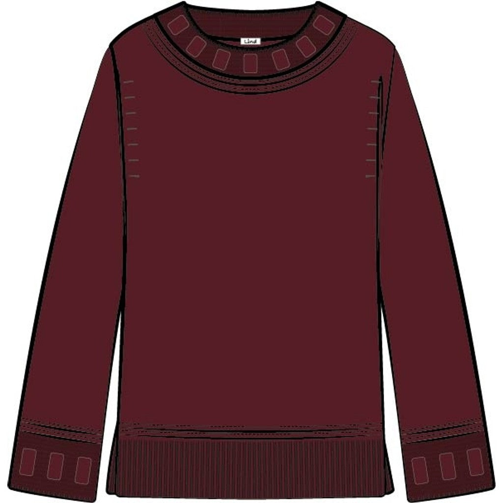 Lind LiTrine Knit Pullover 2655 ruby red