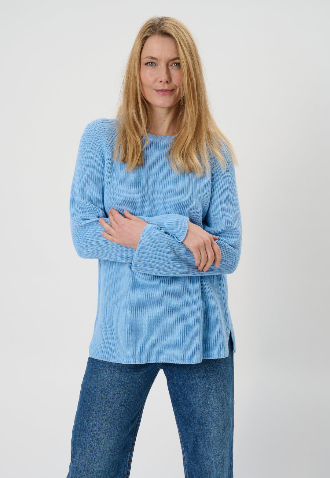 Lind Malene Knit Pullover 5003 Light Blue
