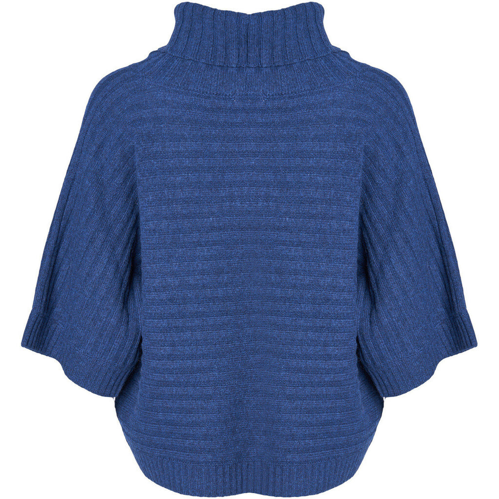 Lind Alba Poncho 20 Navy melange