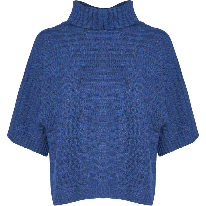 Lind Alba Poncho 20 Navy melange