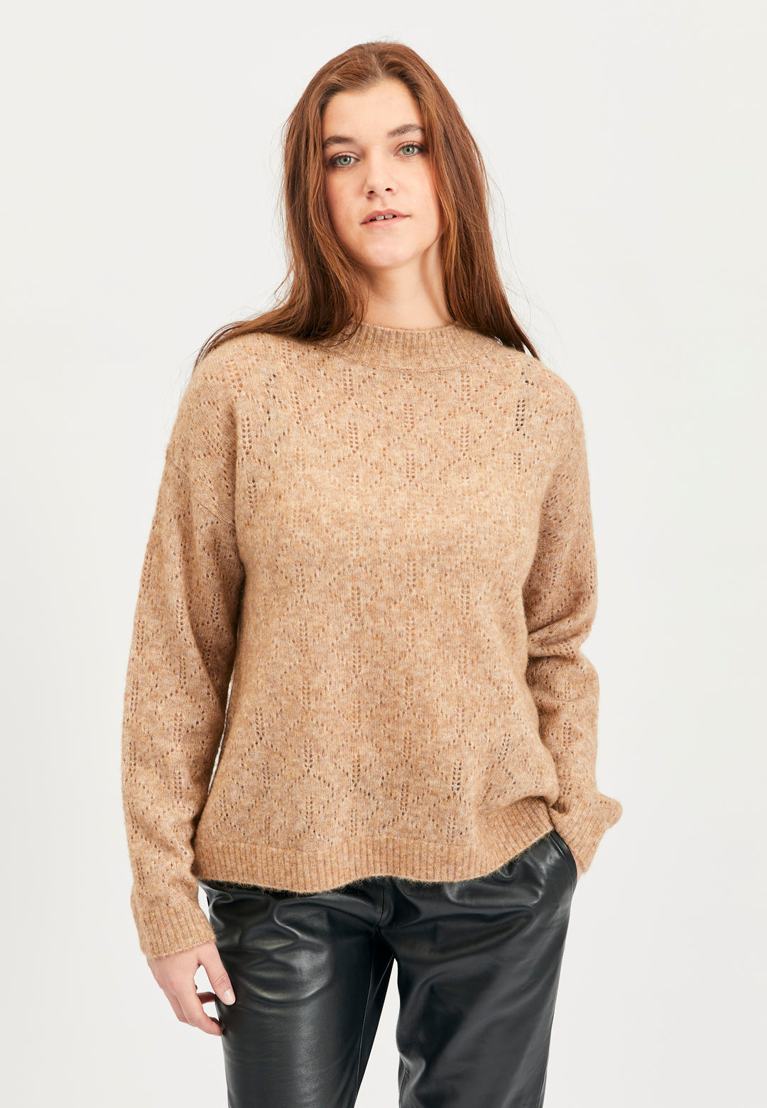 Lind Albi Knit Pullover 1208 Camel