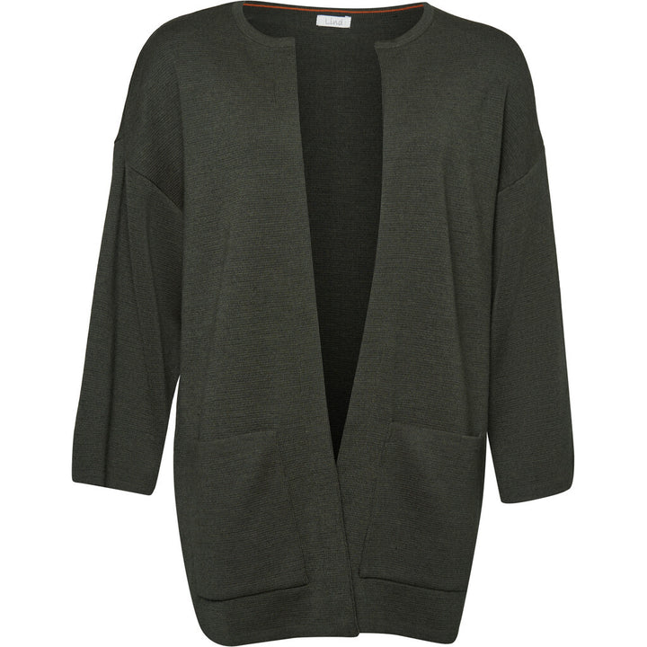 Lind Bea Knit Cardigan 044 Army