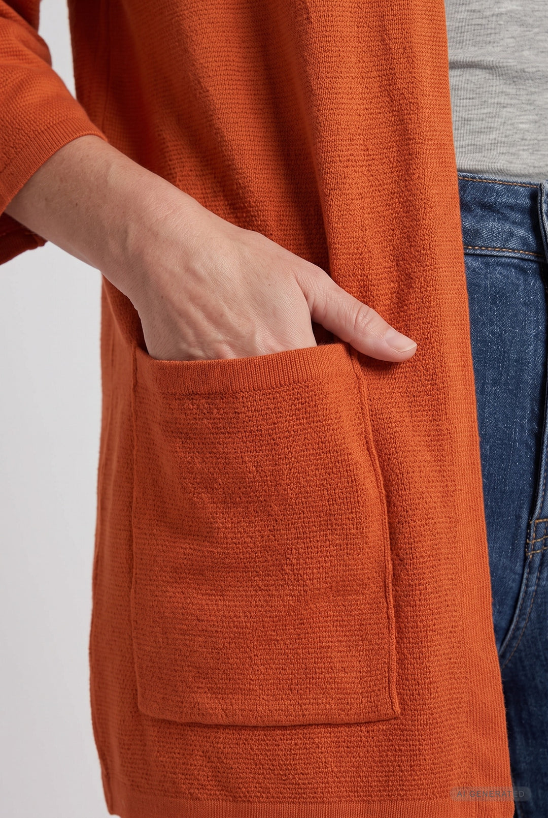 Lind Bea Knit Cardigan 299 Orange