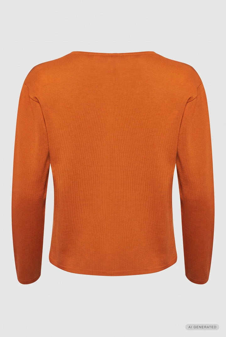 Lind Beth Knit Pullover 299 Orange