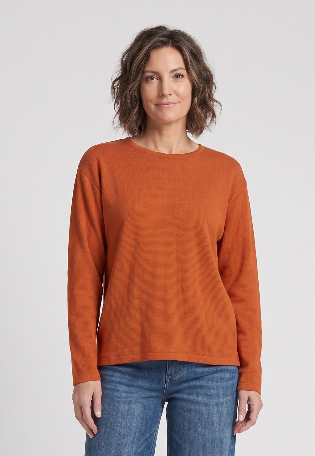 Lind Beth Knit Pullover 299 Orange