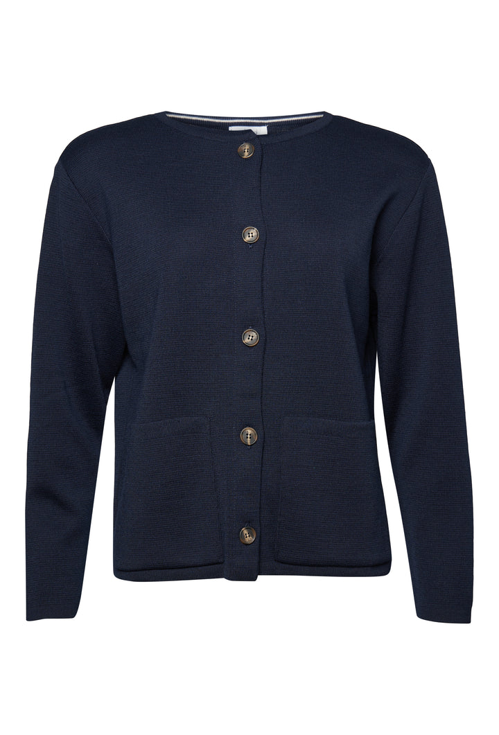 Lind Bolette Knit Cardigan 118 Navy