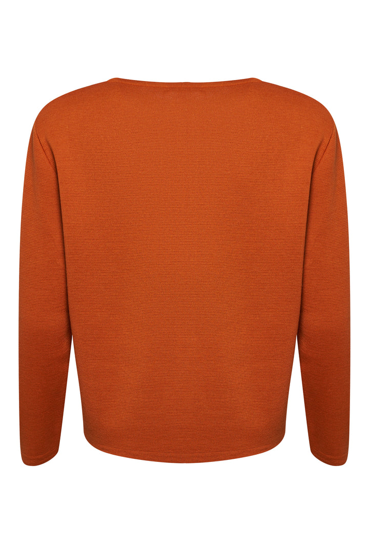 Lind Bolette Knit Cardigan 299 Orange