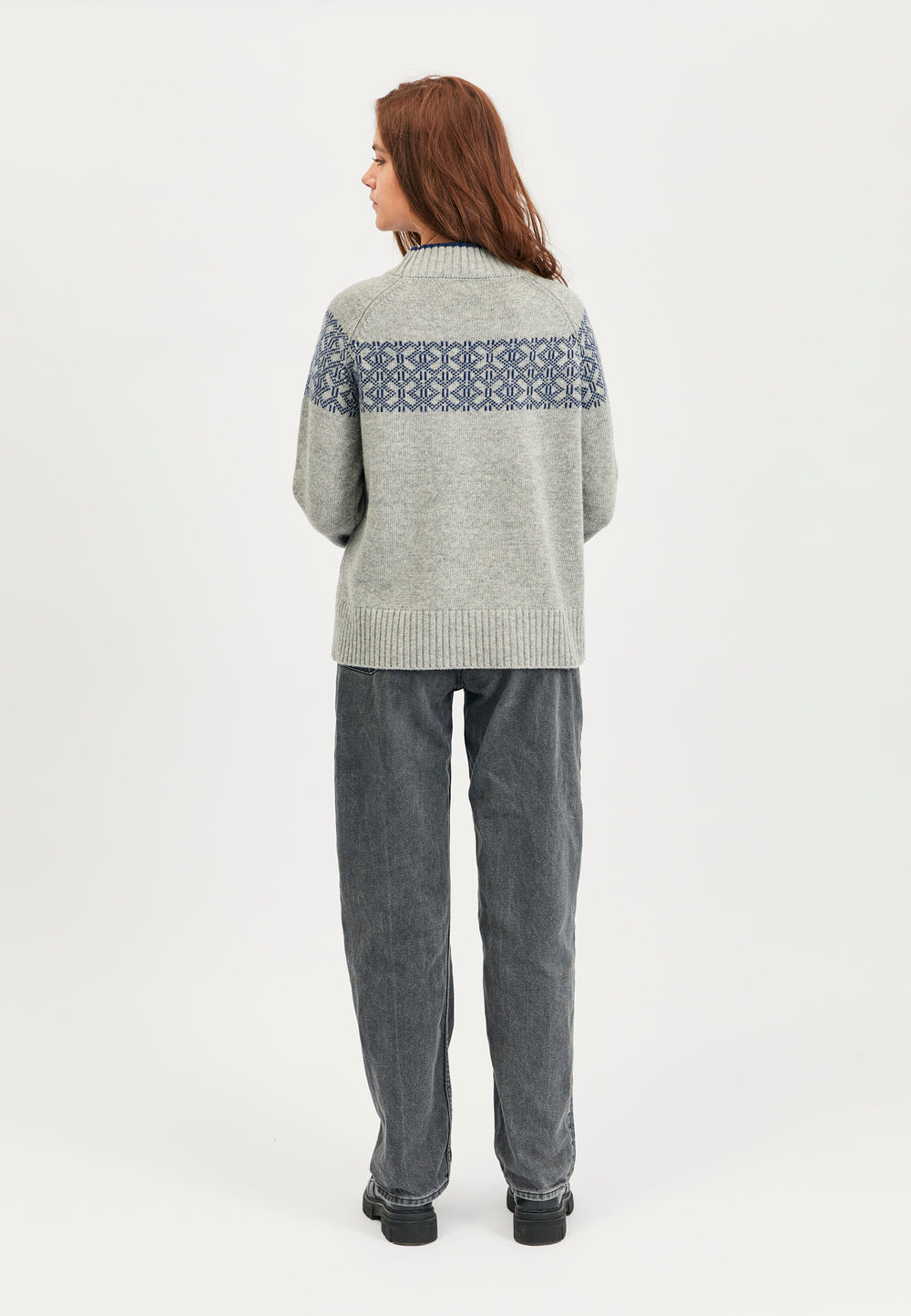 Lind Camilla Knit Pullover 20 Navy melange