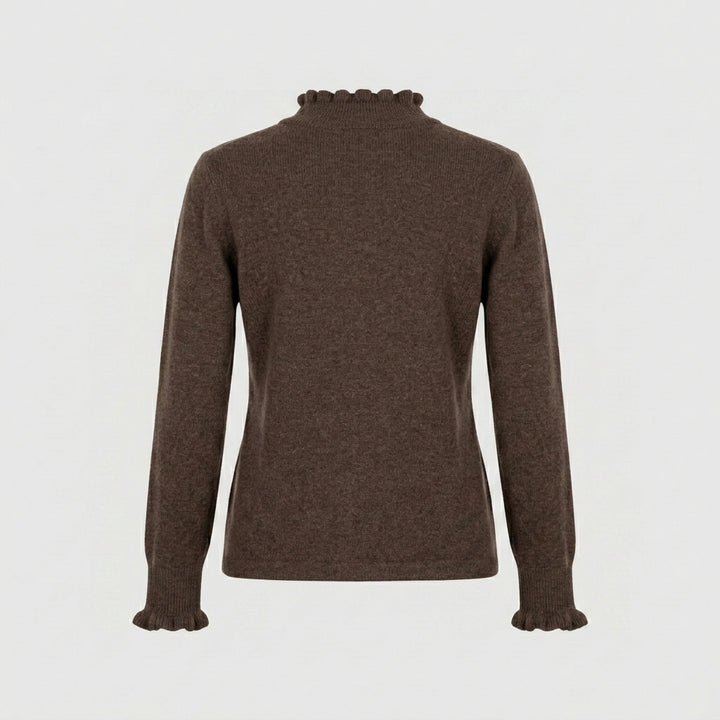 Lind Cassandra Knit Pullover 1500 BROWN