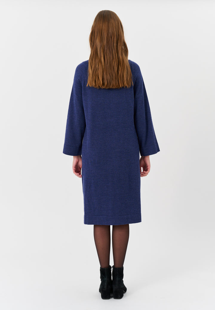 Lind Charlotte Knit Dress 135300 Navy Melange