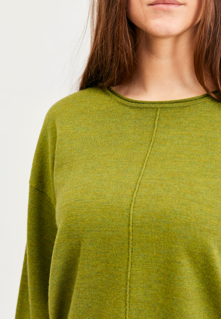 Lind Christel Knit Pullover 19410 Apple green melange