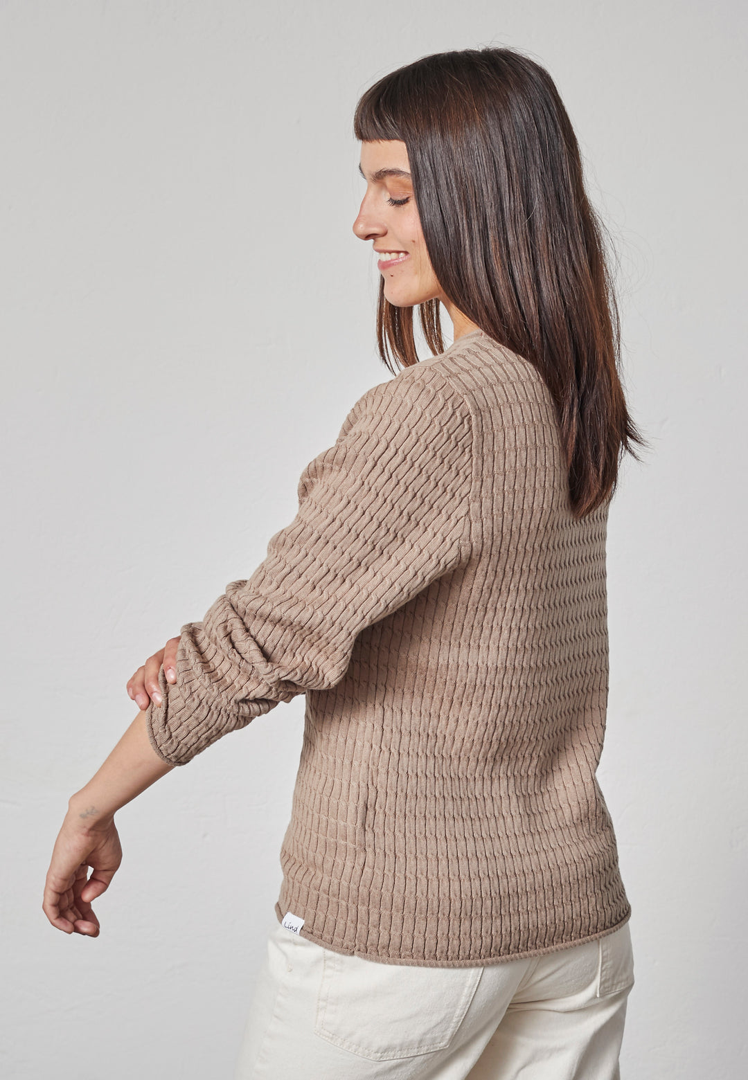Lind ETAchaia Knit Pullover 1315 Taupe