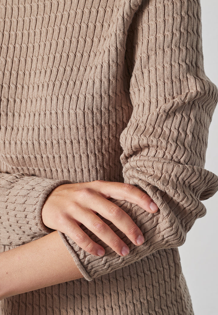 Lind ETAchaia Knit Pullover 1315 Taupe