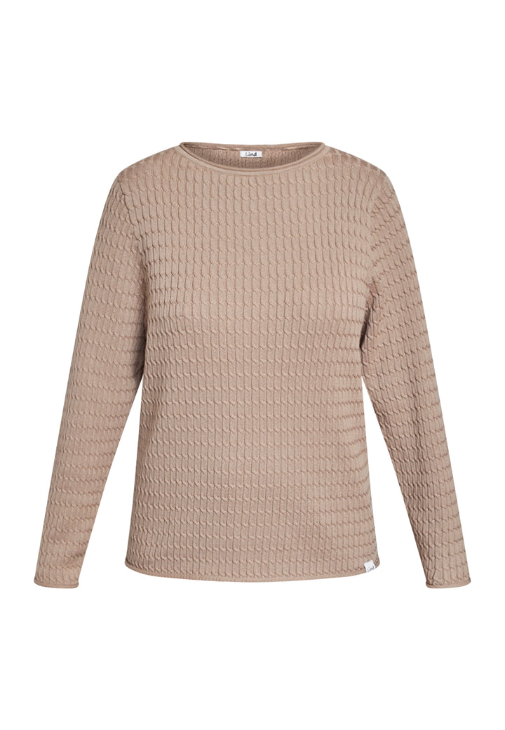 Lind ETAchaia Knit Pullover 1315 Taupe