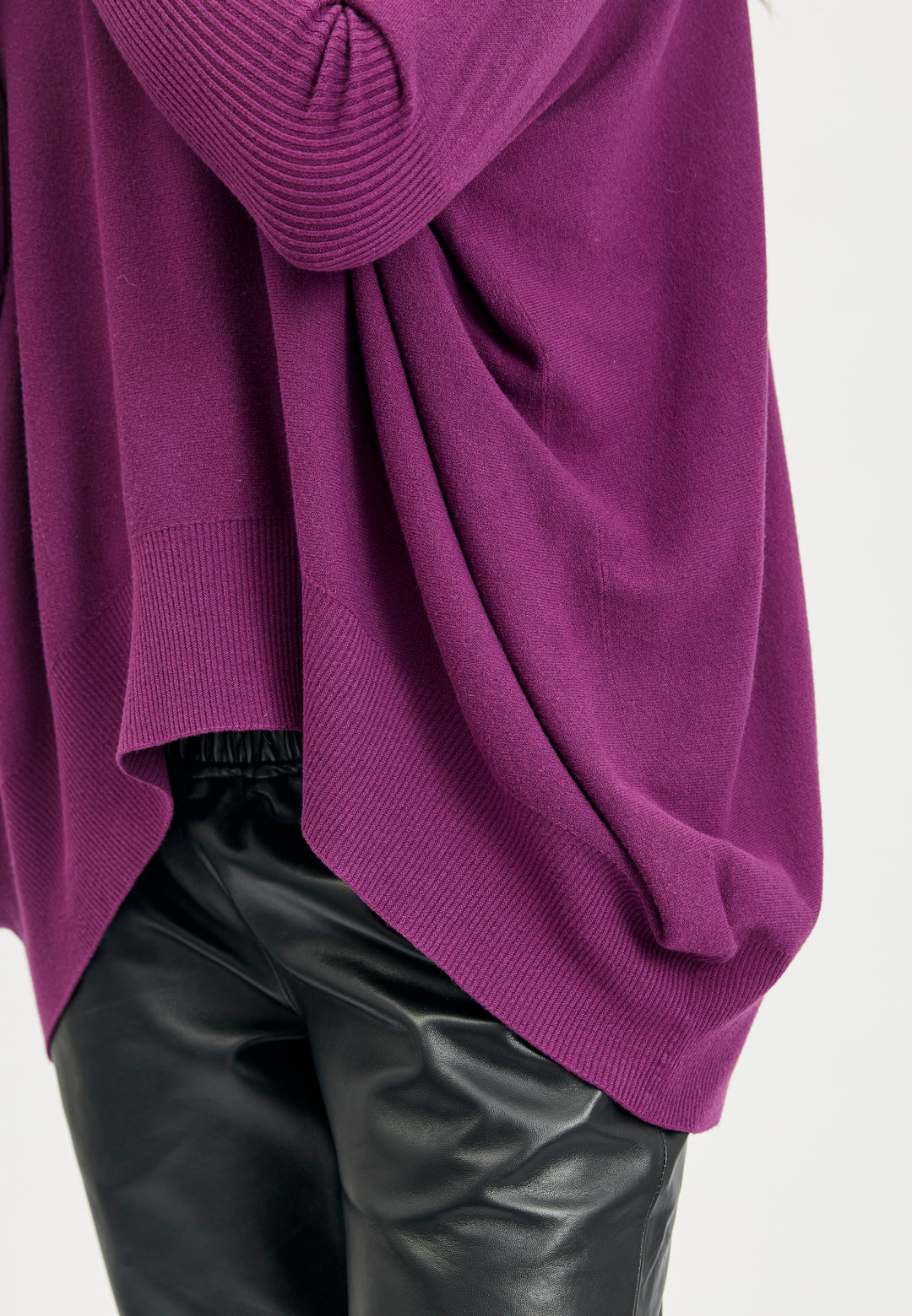 Lind Esther Knit Pullover 192 Dark purple