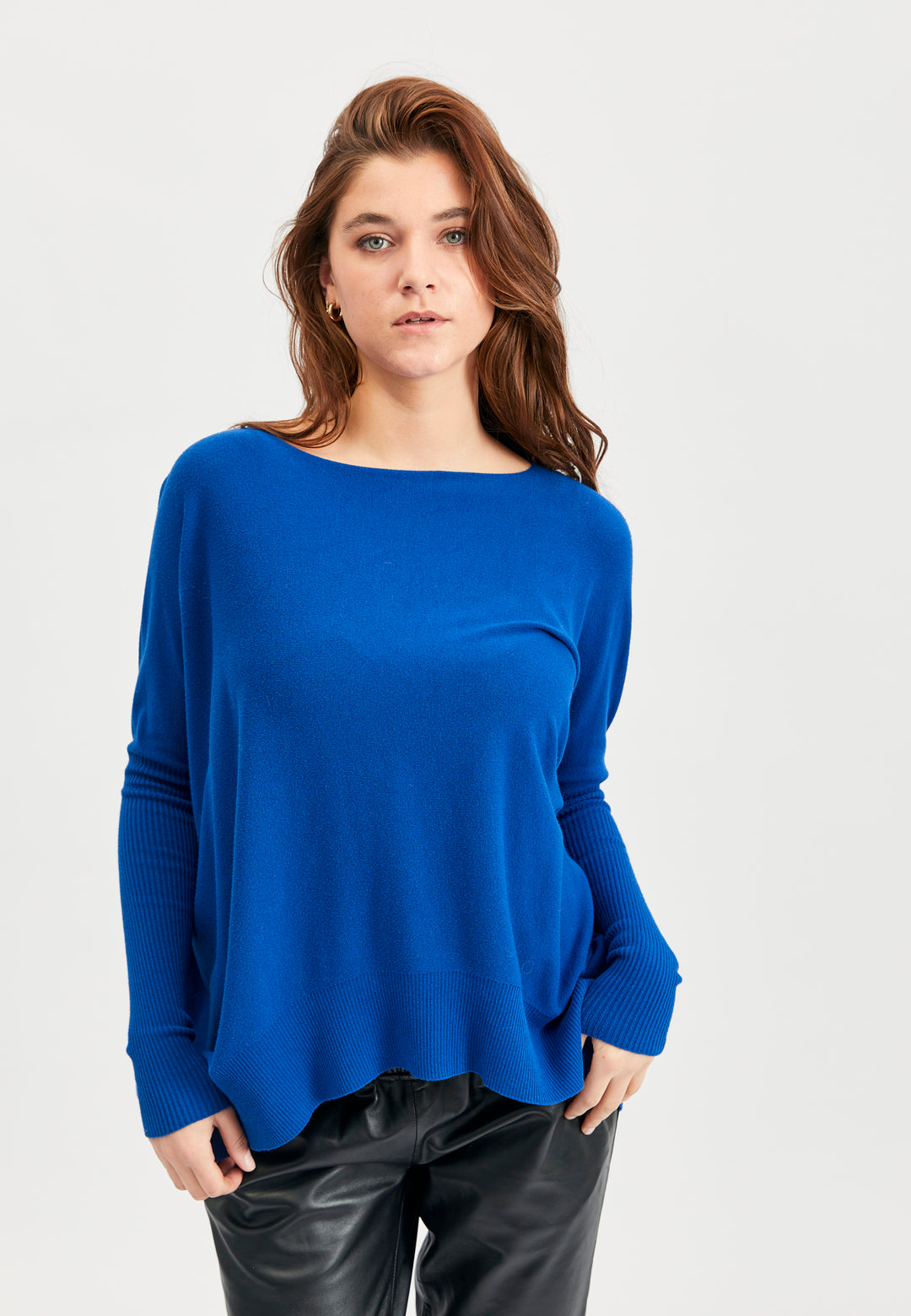 Lind Esther Knit Pullover 276 Lapis Blue