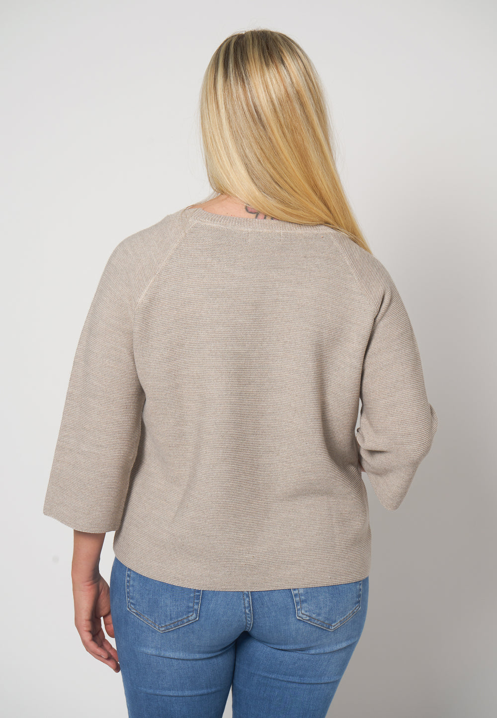Lind Karla Knit Pullover 16 Spago sand