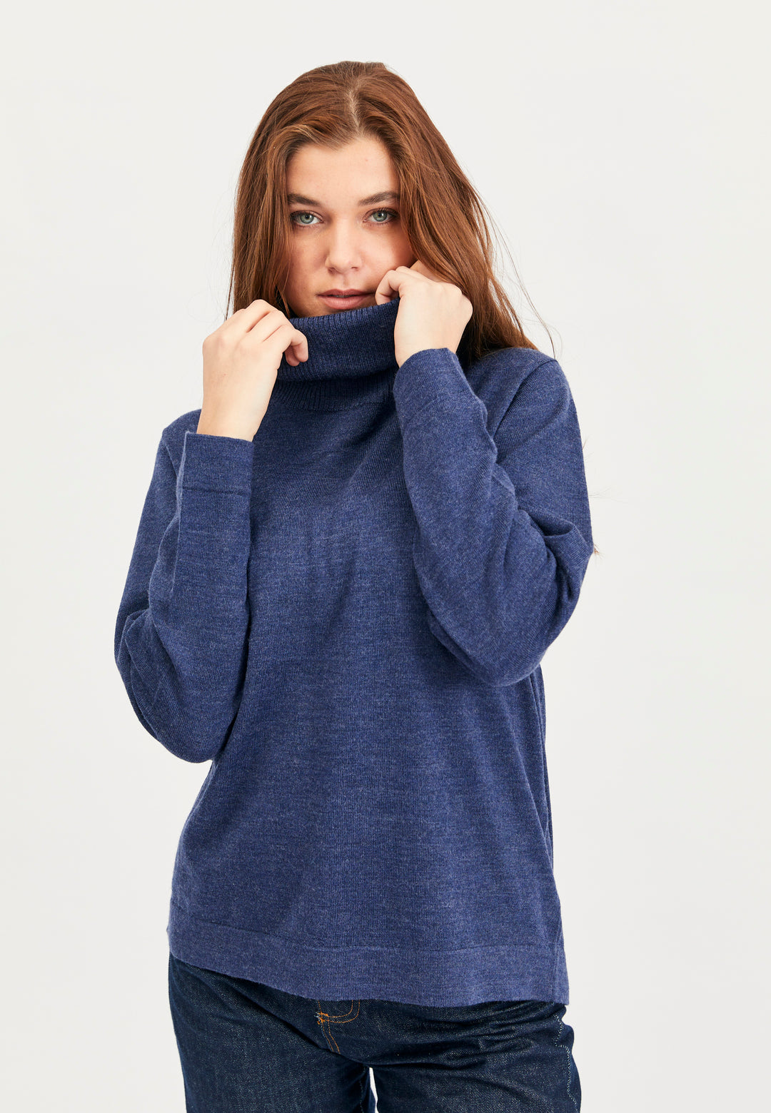 Lind Kirsten Knit Pullover 135300 Navy Melange