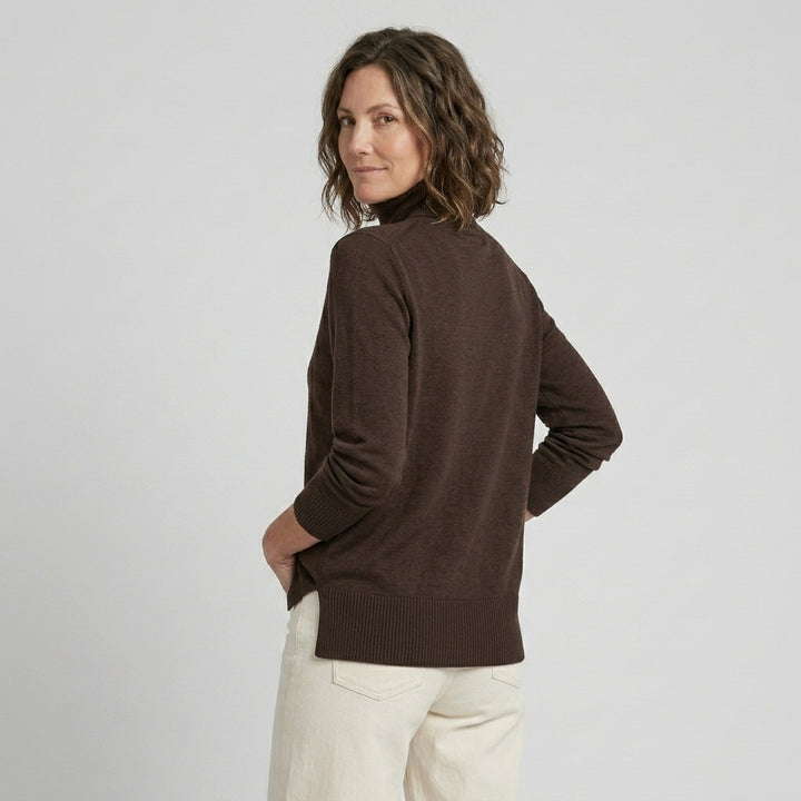 Lind Kirsten Knit Pullover 1500 BROWN