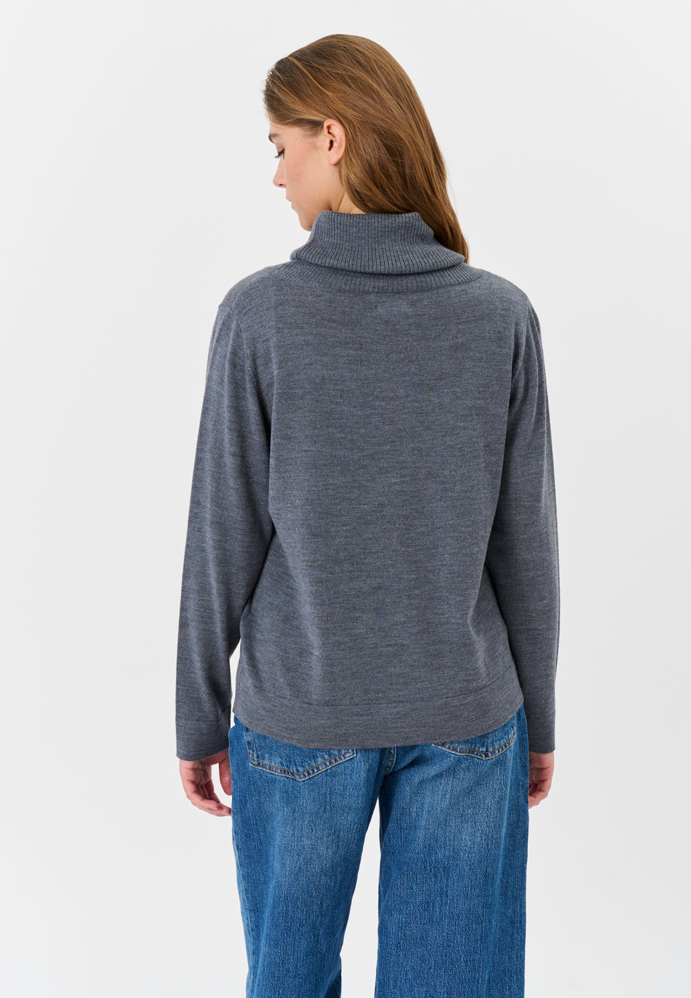 Lind Kirsten Knit Pullover 9650 grey melange