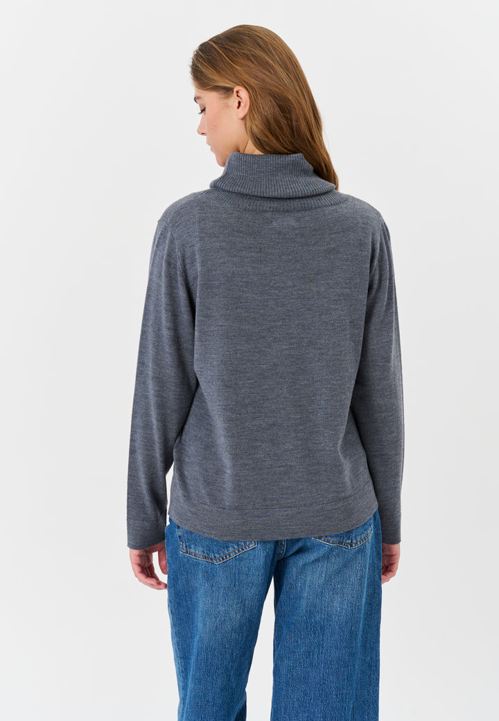 Lind Kirsten Knit Pullover 9650 grey melange