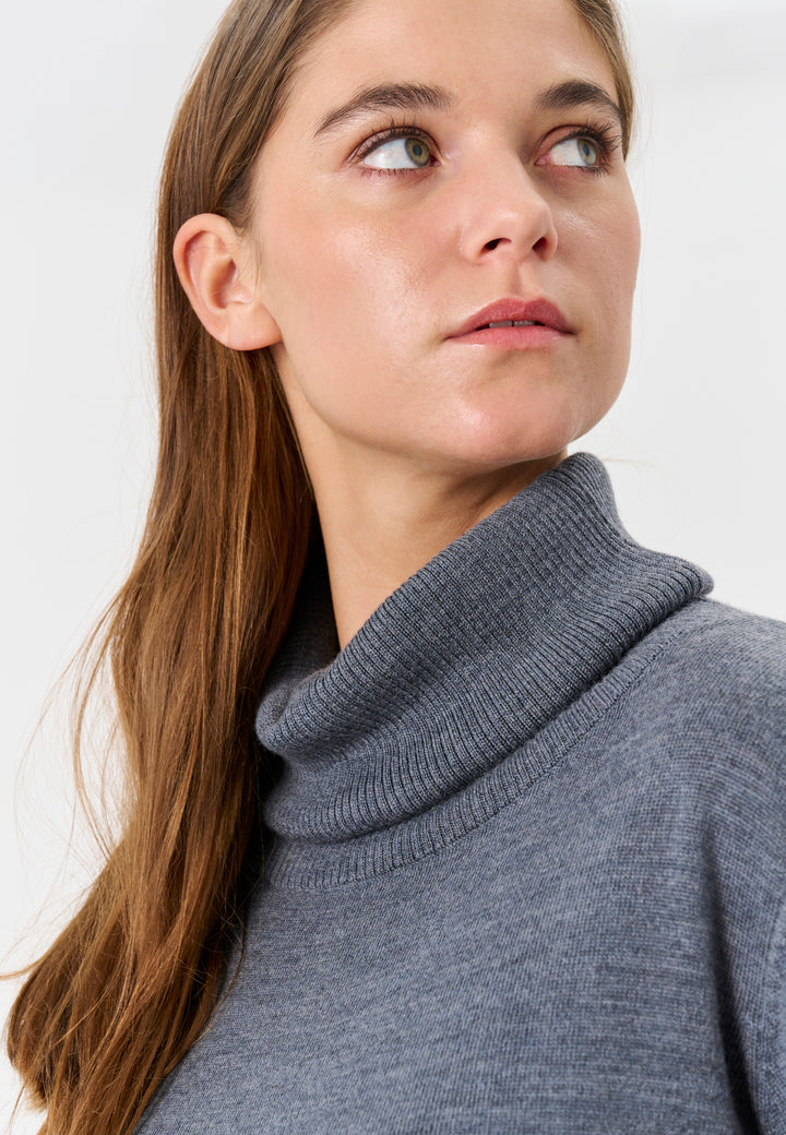 Lind Kirsten Knit Pullover 9650 grey melange