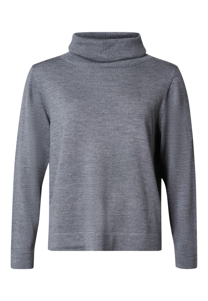 Lind Kirsten Knit Pullover 9650 grey melange
