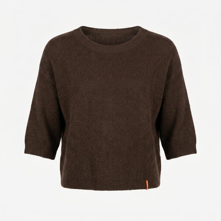 Lind LBHverdags fin Knit Pullover 1500 BROWN