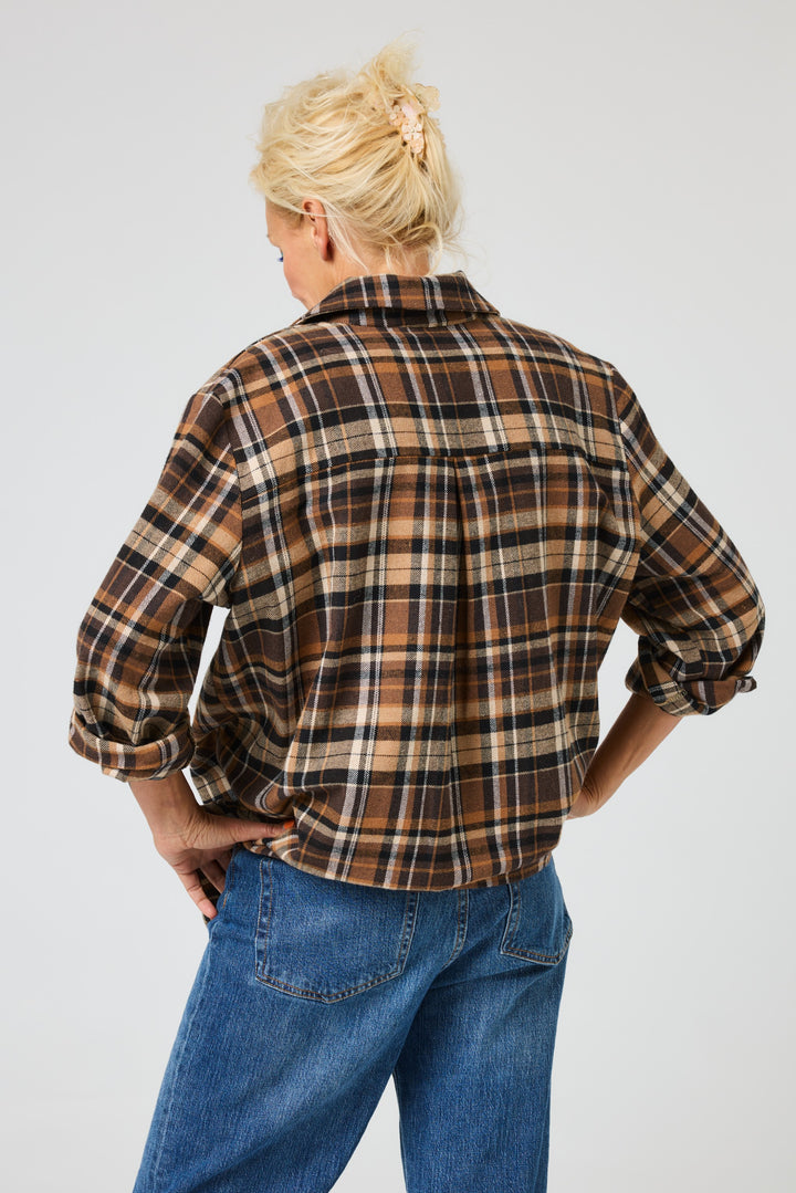 Lind LBSkovhuggeren Skjortebluser 1500 BROWN