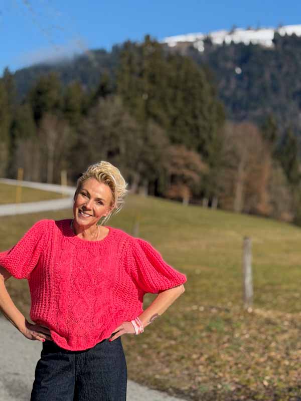 Lind LBTulipan Knit Pullover 6601 Raspberry Pink