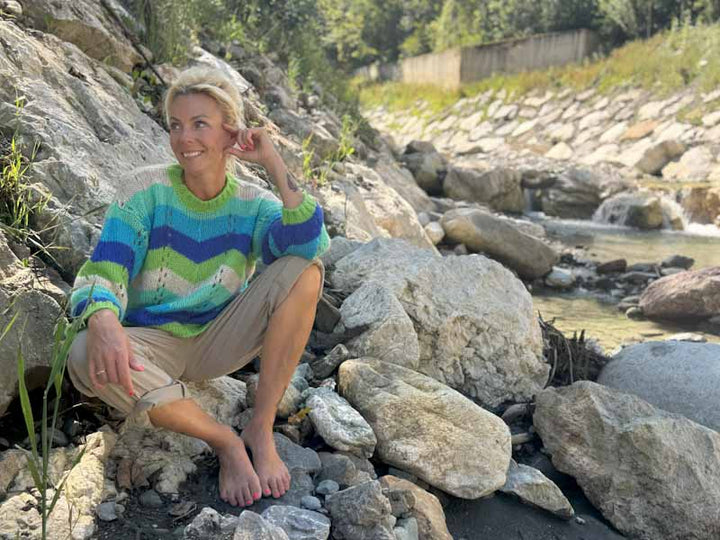 Lind LBVind i Håret Bluser 5500 BLUE