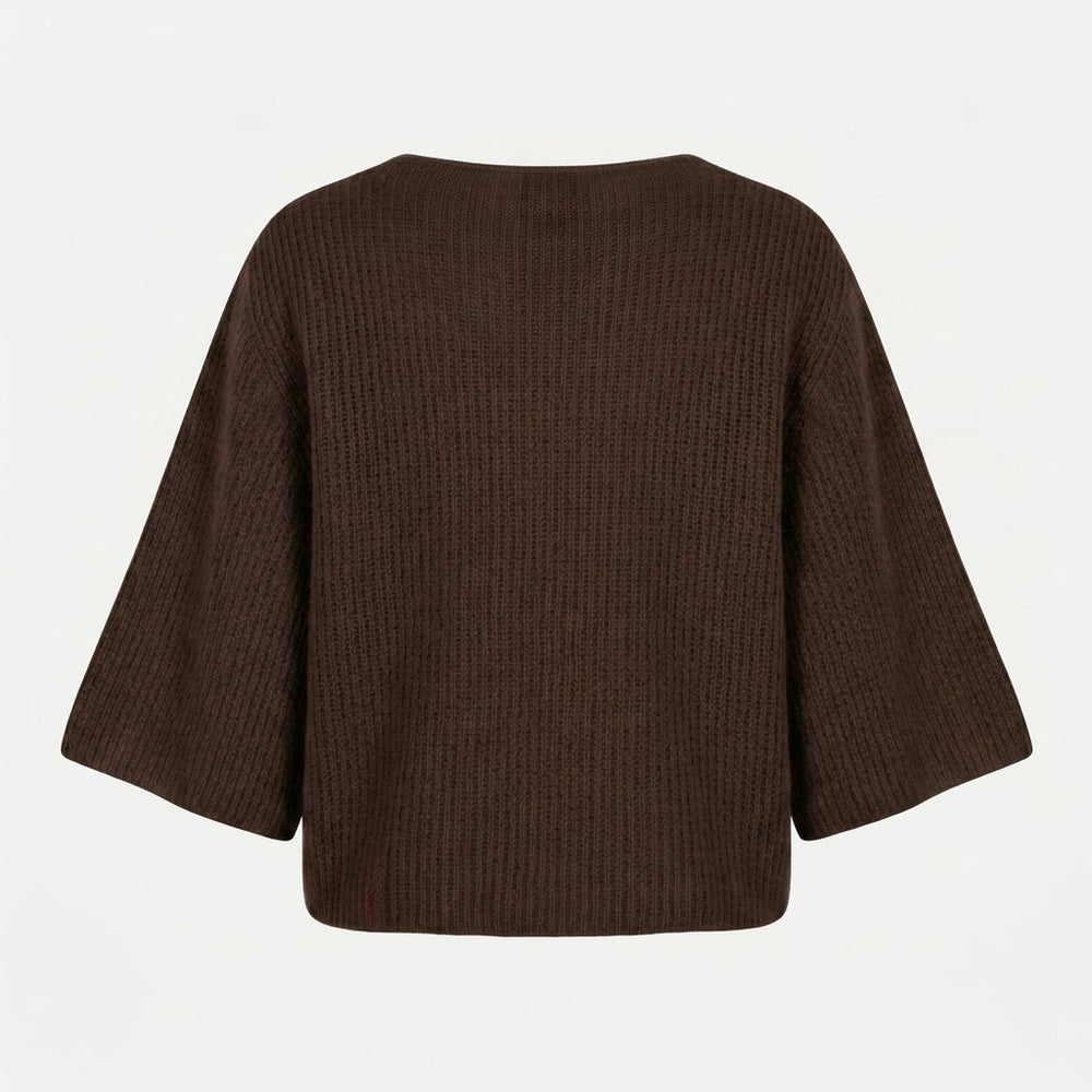 Lind LBVingesus Knit Pullover 1500 BROWN