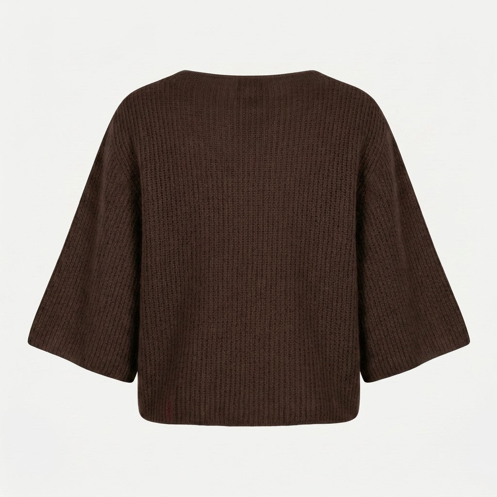 Lind LBVingesus Knit Pullover 1500 BROWN