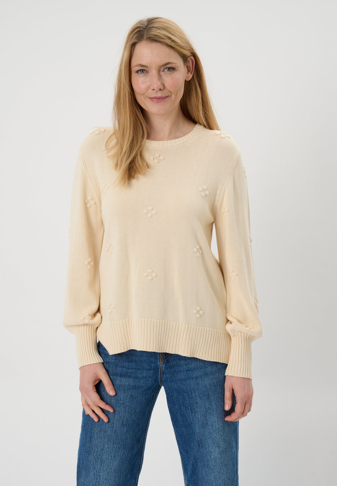 Lind LICamma Knit Pullover 1001 Off white