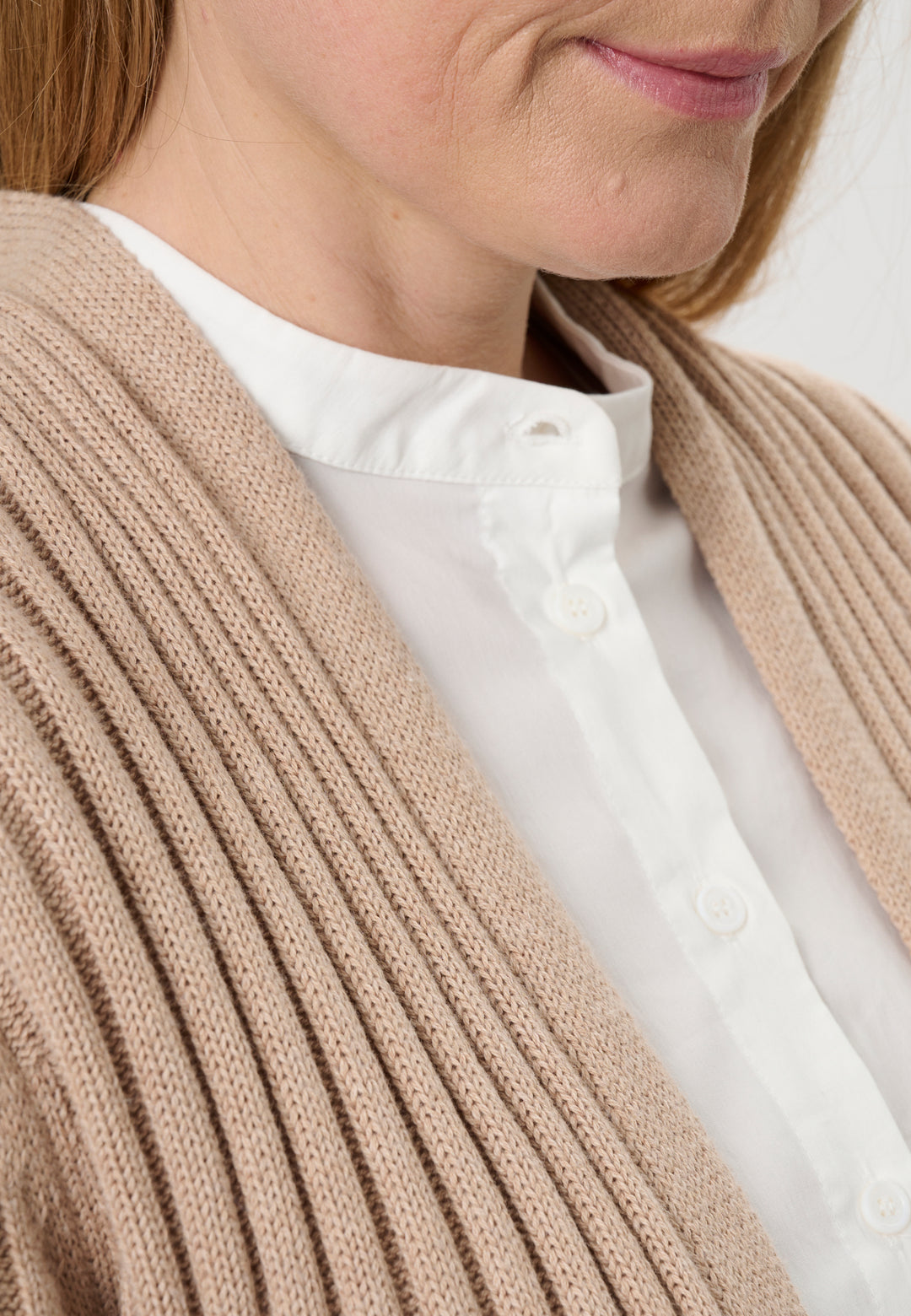 Lind LiAbbi Knit Cardigan 1261 Sand Melange