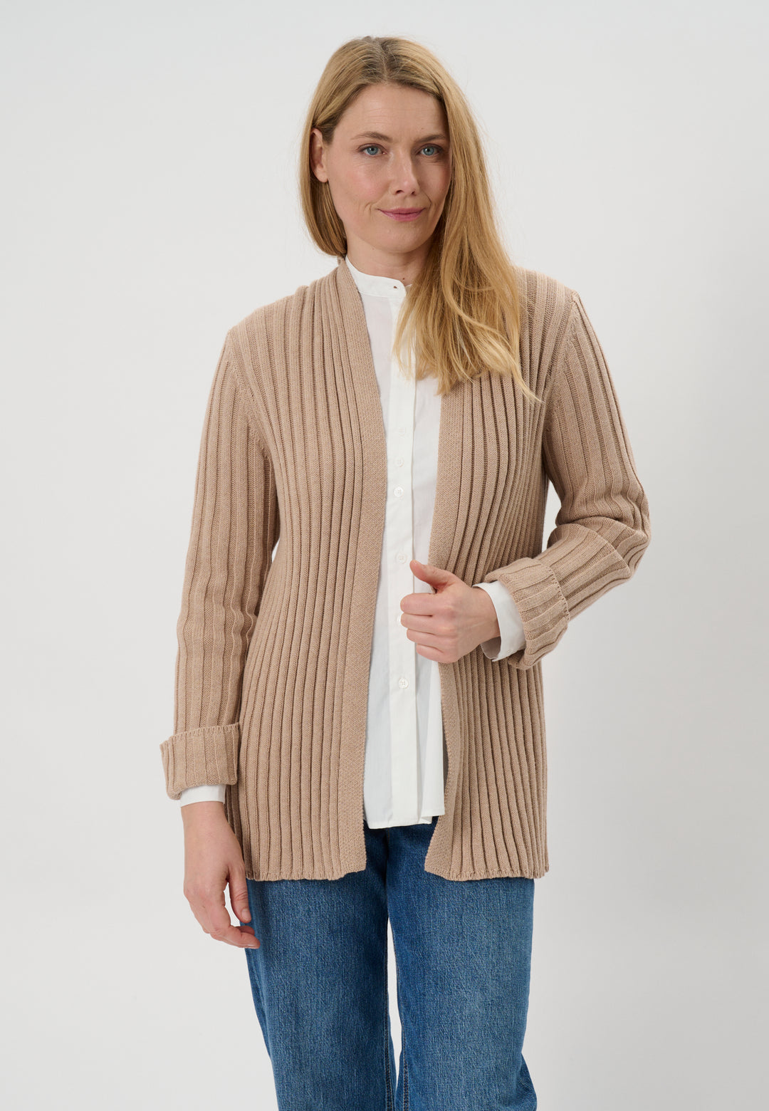 Lind LiAbbi Knit Cardigan 1261 Sand Melange