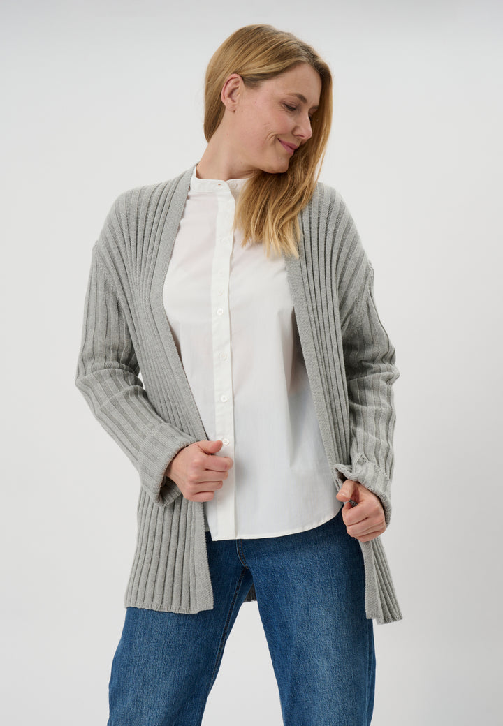 Lind LiAbbi Knit Cardigan 9450 LIGHT GREY MELANGE