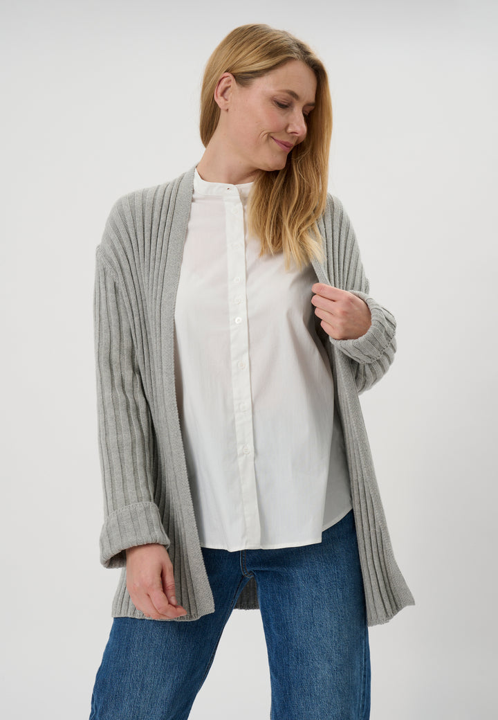 Lind LiAbbi Knit Cardigan 9450 LIGHT GREY MELANGE