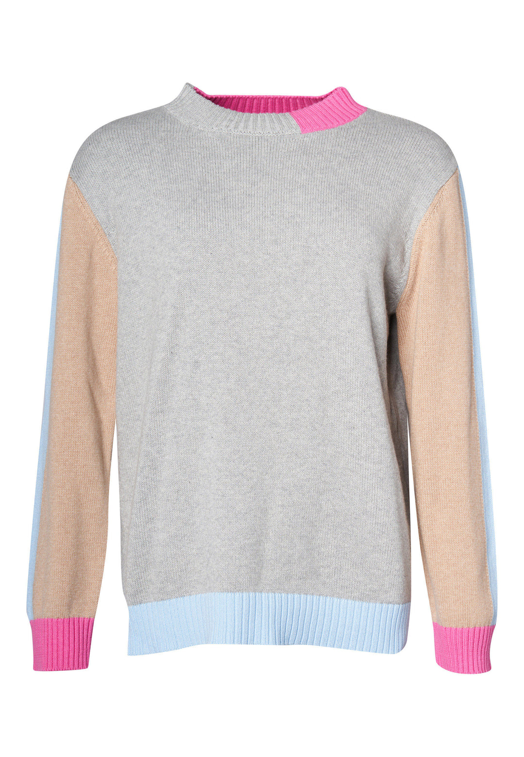 Lind LiAda Knit Pullover 9450 LIGHT GREY MELANGE