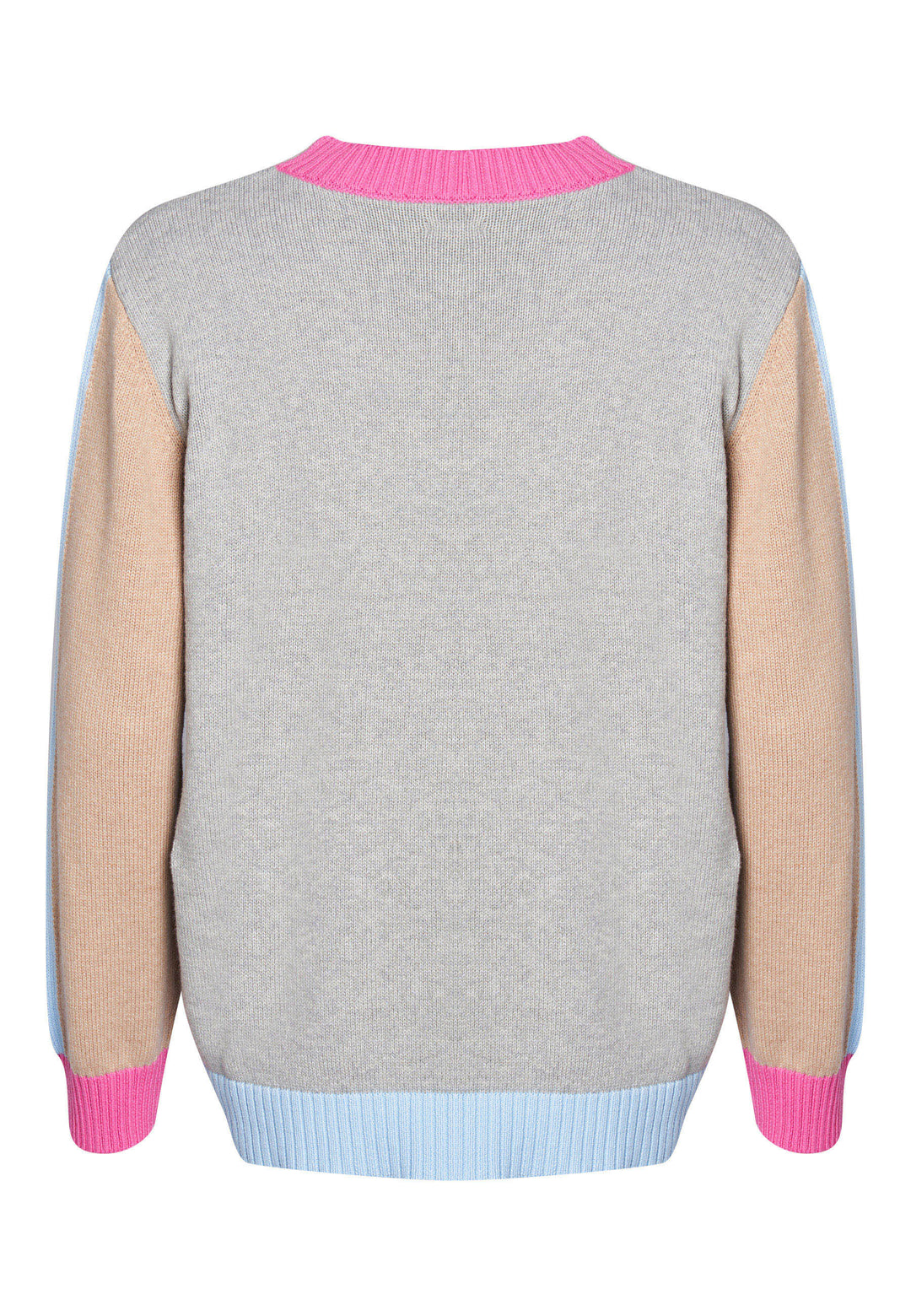 Lind LiAda Knit Pullover 9450 LIGHT GREY MELANGE