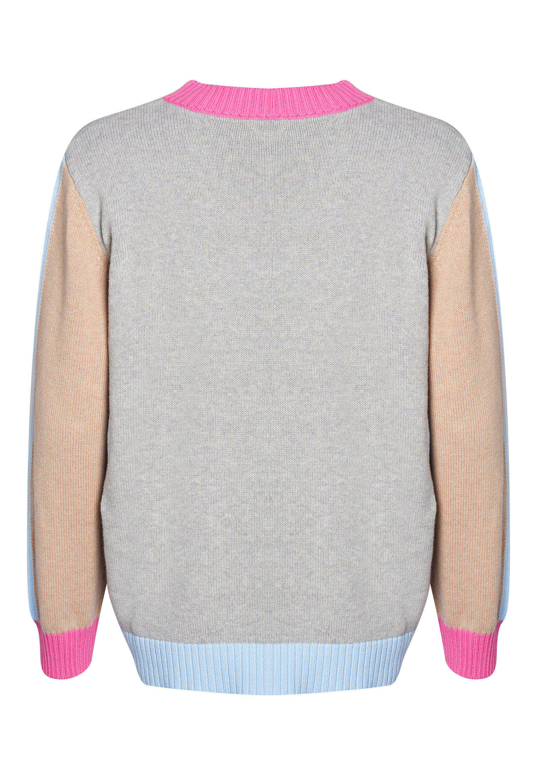 Lind LiAda Knit Pullover 9450 LIGHT GREY MELANGE