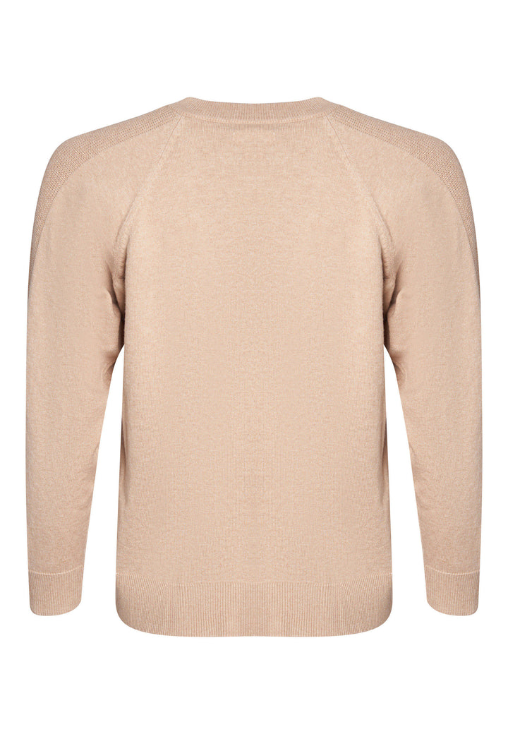 Lind LiAgnes Knit Pullover 1261 Sand Melange