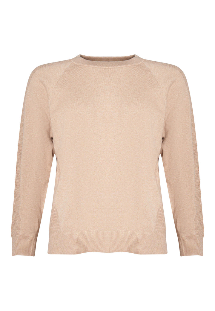 Lind LiAgnes Knit Pullover 1261 Sand Melange