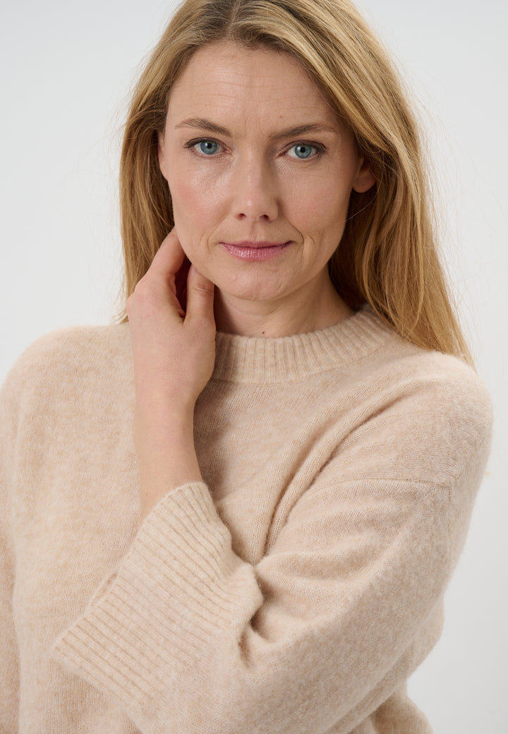 Lind LiAgusta Knit Pullover 1261 Sand Melange