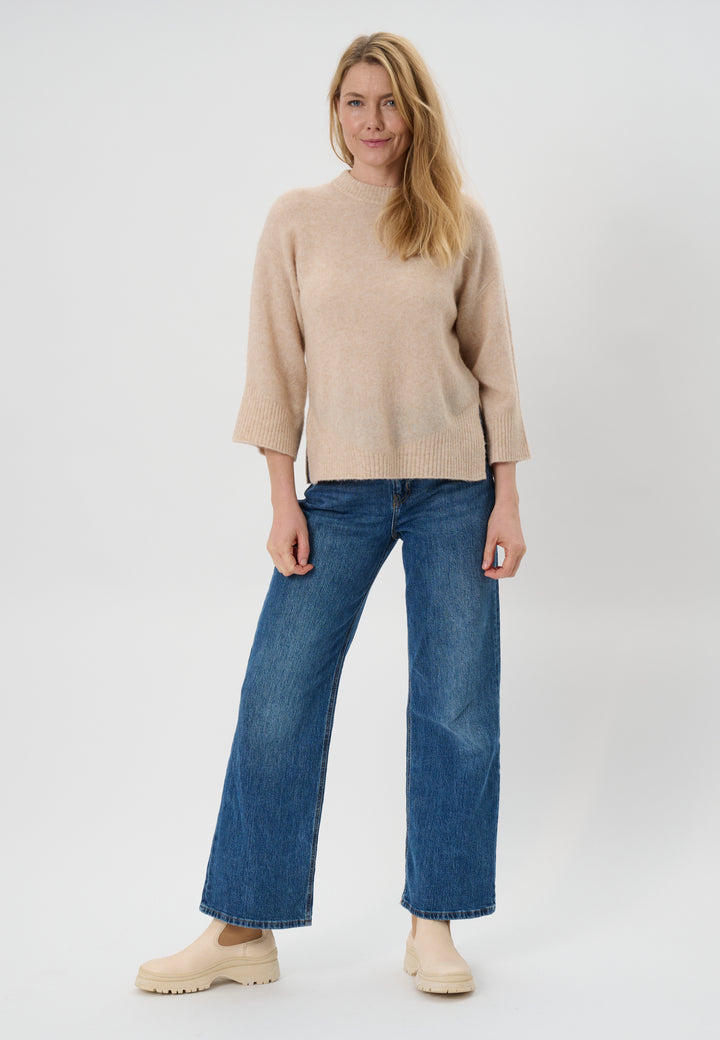 Lind LiAgusta Knit Pullover 1261 Sand Melange