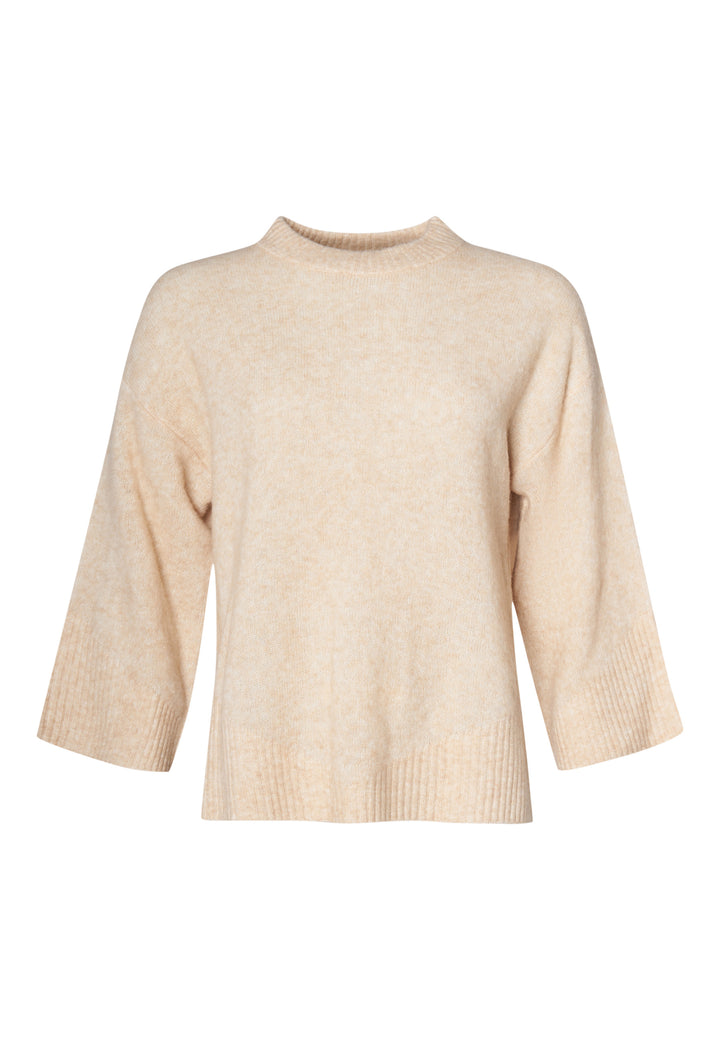 Lind LiAgusta Knit Pullover 1261 Sand Melange